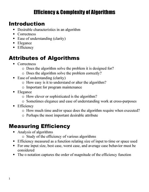 Algorithm Complexity and Efficiency 的图像结果