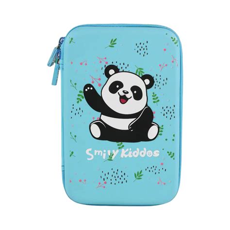 Buy Smily Single Compartment Pencil Case (Black) For School Kids Online ...