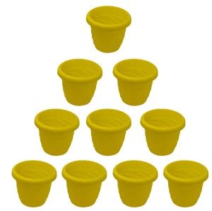 GEMPLAST by GEMINI PLASTICS Flora Planters Plastic Flower Pots (8inch ...