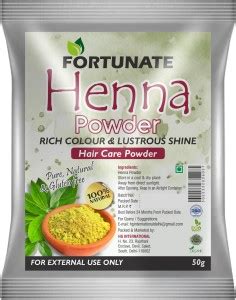 FORTUNATE Herbal Henna Powder for Hair Color - Price in India, Buy ...