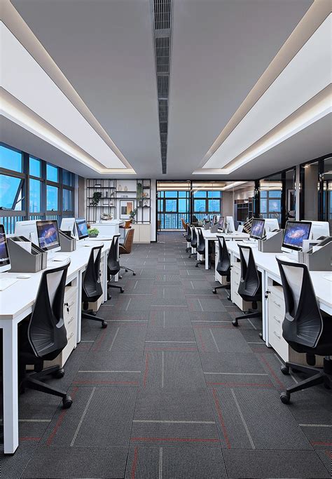 解析新中式风格办公室装修设计案例效果图_岚禾装饰设计