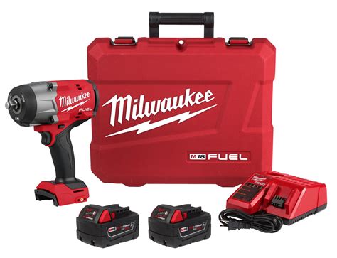 Milwaukee Tool 2967-22 Milwaukee M18 FUEL 1/2 in. High-Torque Impact Wrench with Friction Ring ...