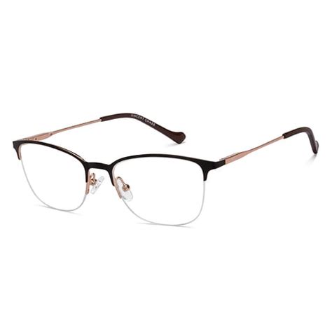 Buy Black Gold Brown Half Rim Cat Eye Vincent Chase SLEEK STEEL VC ...