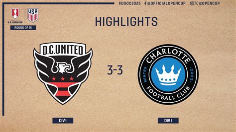D.C. United vs Charlotte FC Highlights | U.S. Open Cup Round of 16 ...