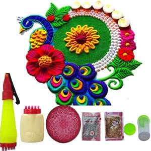sai praseeda Rangoli Powder Colors Floor Arts Ceramic Shining Muggulu ...