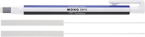 Tombow 57316 Mono Zero Eraser Value Pack, Round 2.3 mm. Precision Tip ...