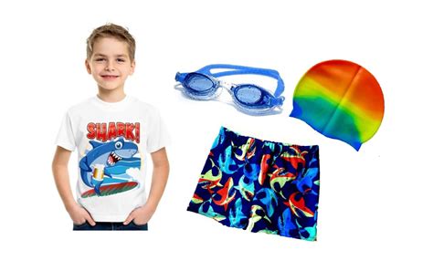 Baby & Sons Boy's Swimming Kit 4-6 Years with 1 Swimming Shorts | Trunk ...