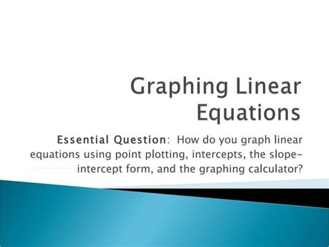 Image result for Graphing Linear Equations Math and Science