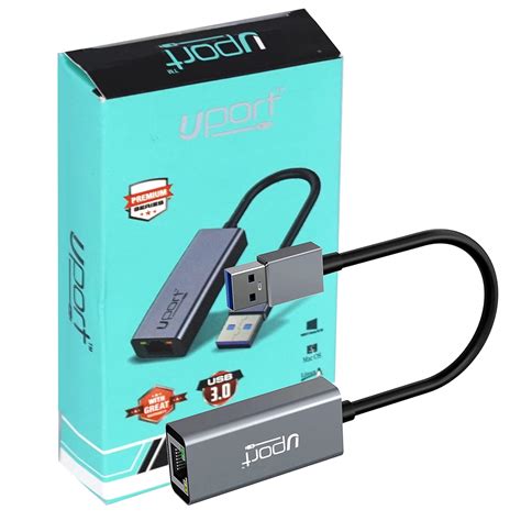 UPORT USB 3.0 to LAN RJ45 Gigabit Ethernet Network Adapter Compatible ...