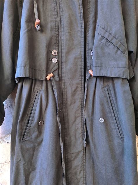 Men's Vintage Trench Coat/80s Fashion Trench Coat - Etsy