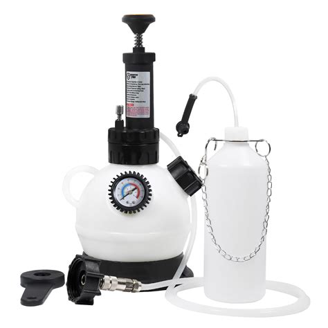 Snapklik.com : 2L Manual Brake Bleeder Fluid Pump, One Man Professional Brake Bleeder Kit ...