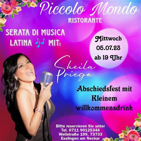 Abschiedsfeier , Piccolo mondo -Da noi due, Esslingen, 5 July 2023 ...