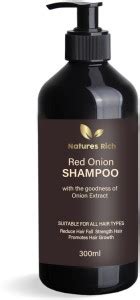 Natures Rich Red Onion Shampoo for Anti Hair Fall & Hair Growth - Price ...