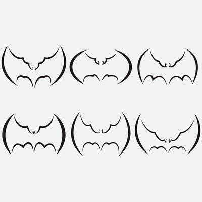 Image result for Bat Sign Thin Line