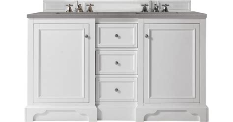 James Martin Vanities 825-V60D-BW-3GEX De Soto 60" Free Standing Double ...