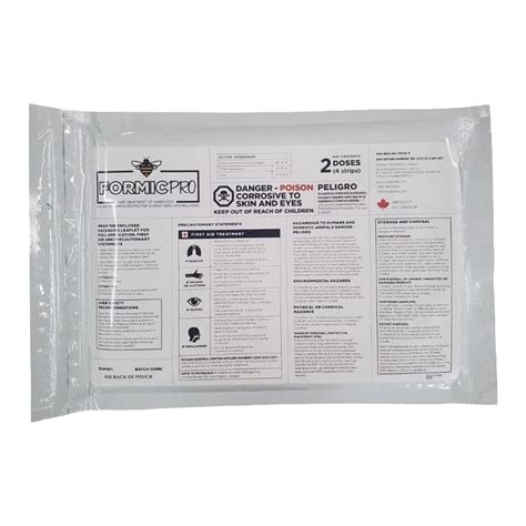 Buy Mann Lake Formic Pro Varroa Mite , Bee Colony Mite Control, Combat ...