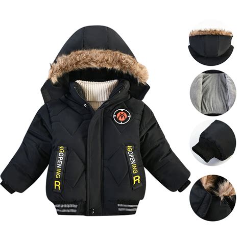 Toddler Boy Winter Coats With Fur Hood at Tamara Hall blog