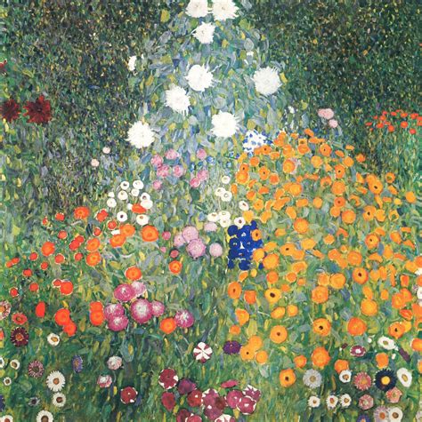 Flower Garden (1905 – 1907) by Gustav Klimt – Artchive