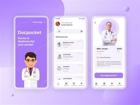 Medical and E-Prescription App UI :: Behance
