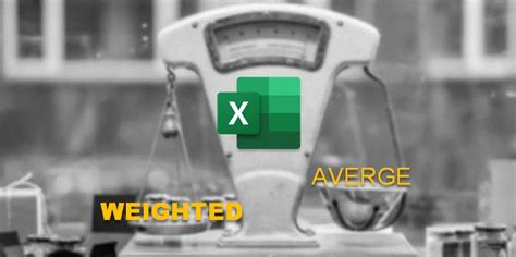 Image result for Weighted Average Calculation Excel