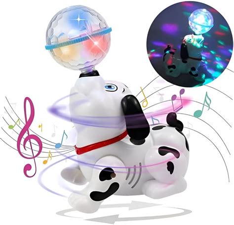 Buy Wish & Shop Dancing Dog with Music, Flashing Lights Battery ...