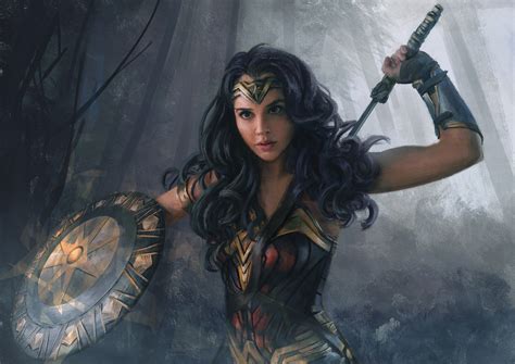 Aesthetic Wonder Women Wallpapers - Wallpaper Cave