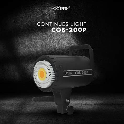 HIFFIN COB-200P Professional 200W LED Video Light for Studio Film Reco