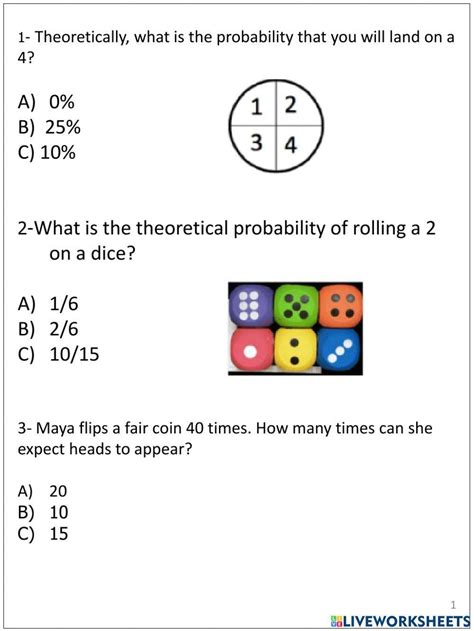 Image result for Grade 8 Math Probability Worksheet