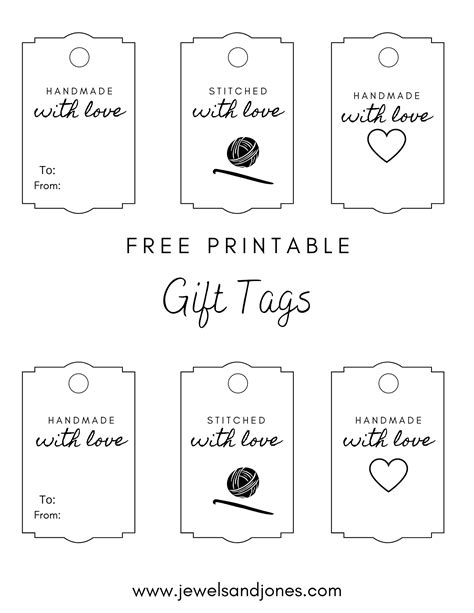 Printable Gift Tag
