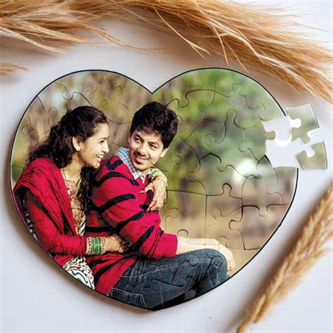 PUZZLE HEART-COUPLE PRINT – Gifting Bee