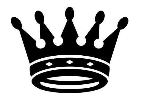 Crown clip art, Crown silhouette, Clip art black and white