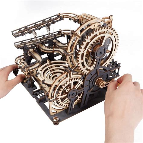 Buy Tsukurun Desu ® Robotime Moving 3D Wooden Puzzle Coaster Series ...