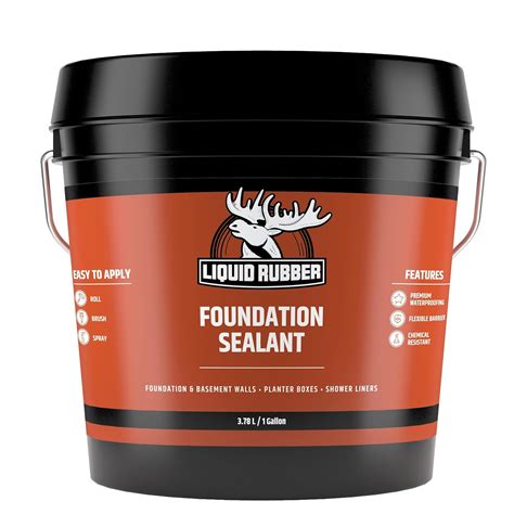 Liquid Rubber Concrete Foundation and Basement Sealant - Indoor ...