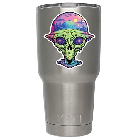 Alien Head Sticker 的图像结果