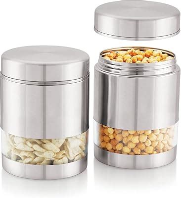 Expresso Stainless Steel Horlicks Bottle/Jar/Storage Container with ...