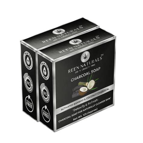 CHARCOAL SOAP -125g – Reen Naturals