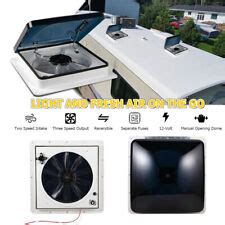 Buy New Listing 14 RV Roof Vent Fan 12 Volt Reversible Ventilator ...