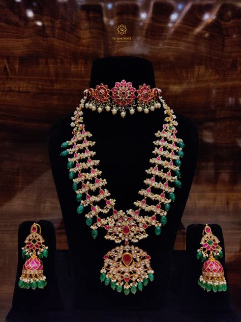Exquisite Kundan Bridal Sets: Timeless Beauty | Queens Silver Jewellery ...