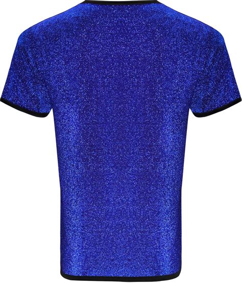 Buy Mens Bling Shirt Metallic Top,Glitter Tee Shirt Men,Mens Shiny ...