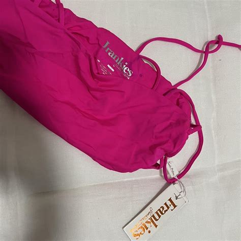 Urban Outfitters Women's Pink Bikini-and-tankini-tops | Depop