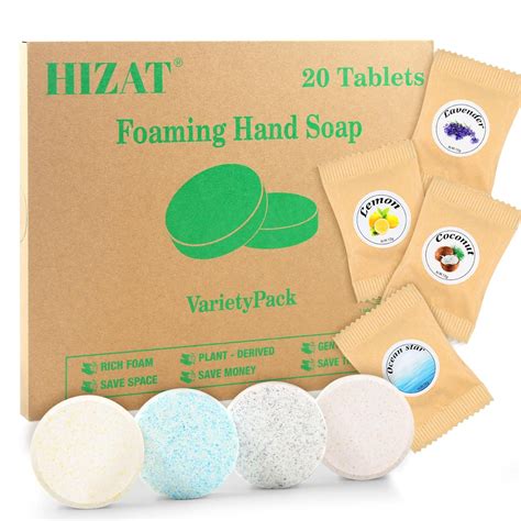 Amazon.com : Foaming Hand Soap Tablets Refills - 20 Pack Variety ...