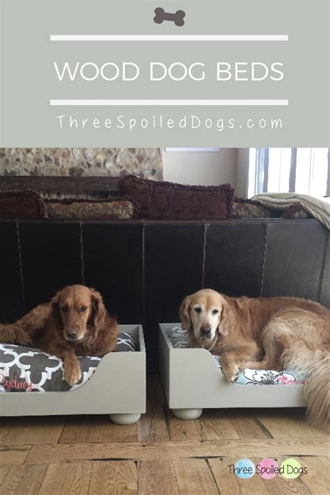 Wood Dog Beds | Personalized dog beds, Wood dog bed, Wood dog