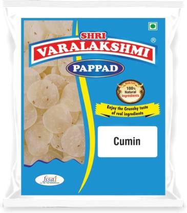 Shri Varalakshmi Cumin Pappad 500 g Price in India - Buy Shri ...