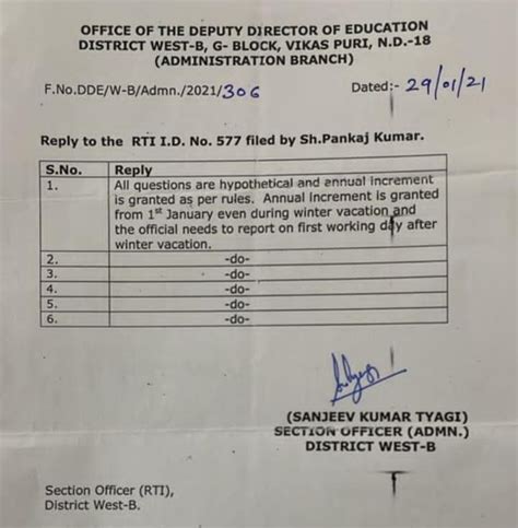 Presence of an employee on the date of increment i.e. 01, JAN, 2024 is ...