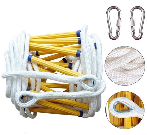 Buy QTCWRL Rope Ladder, 11M Emergency Escape Ladder, Emergency Safety ...