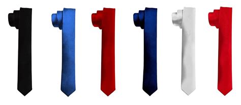 Buy Michelangelo Men's Combo of 6 Slim Ties (Multicolour, Free Size) at ...