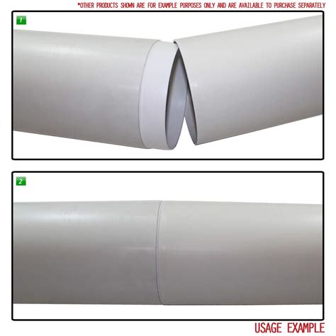 Kair Plastic Ducting Pipe 100mm - 4 inch / 1 Metre Long Length - Rigid ...