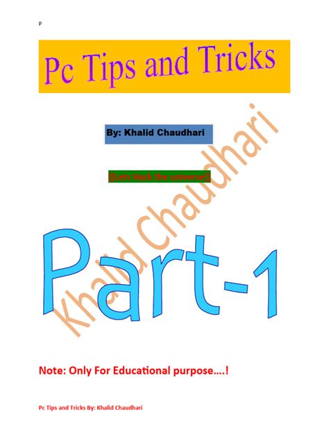 Image result for PC Pro Tips and Tricks