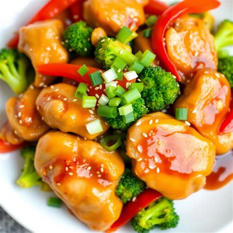 Ginger Honey Garlic Chicken Stir-Fry Recipe | cookAIfood