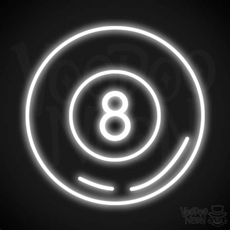 Magic 8 Ball Neon Sign - Voodoo Neon